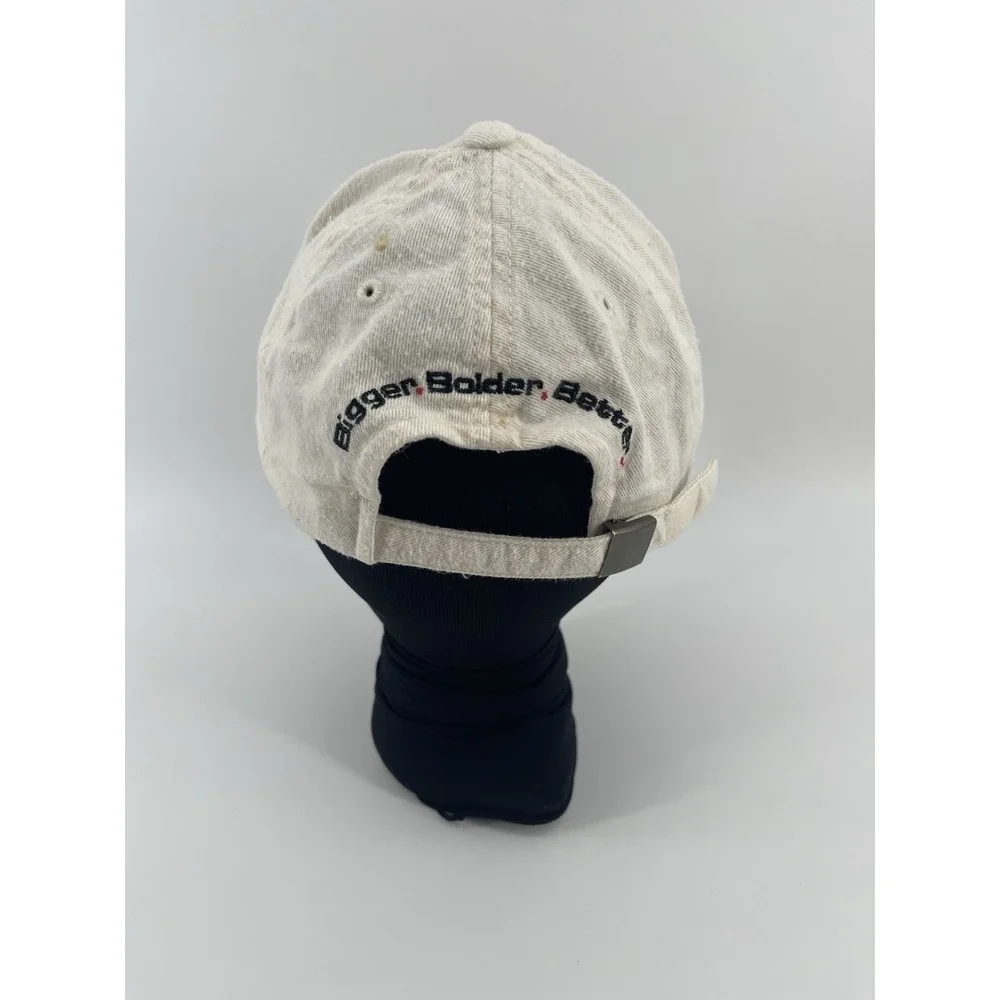 Vintage ESPN‎ The Magazine Strapback Hat Cap Cotton White  Black